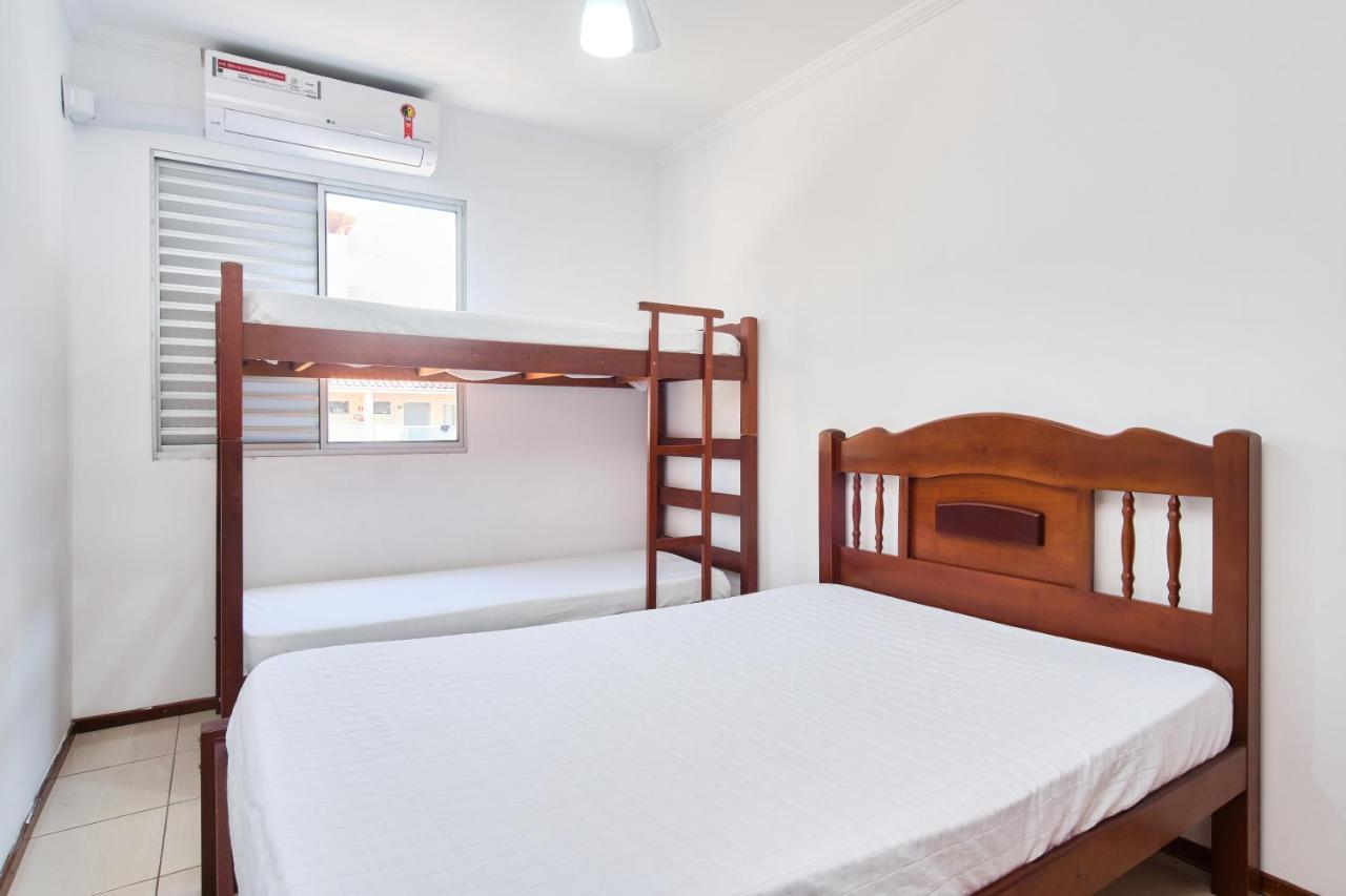 Apartamento A 100 Metros Da Praia, Bem Localizado, Com Ar Condicionado E Wi-Fi - 14 - Edificio Lenamar II Ubatuba Ngoại thất bức ảnh