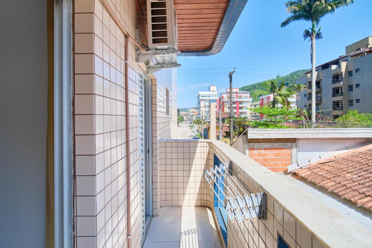 Apartamento A 100 Metros Da Praia, Bem Localizado, Com Ar Condicionado E Wi-Fi - 14 - Edificio Lenamar II Ubatuba Ngoại thất bức ảnh