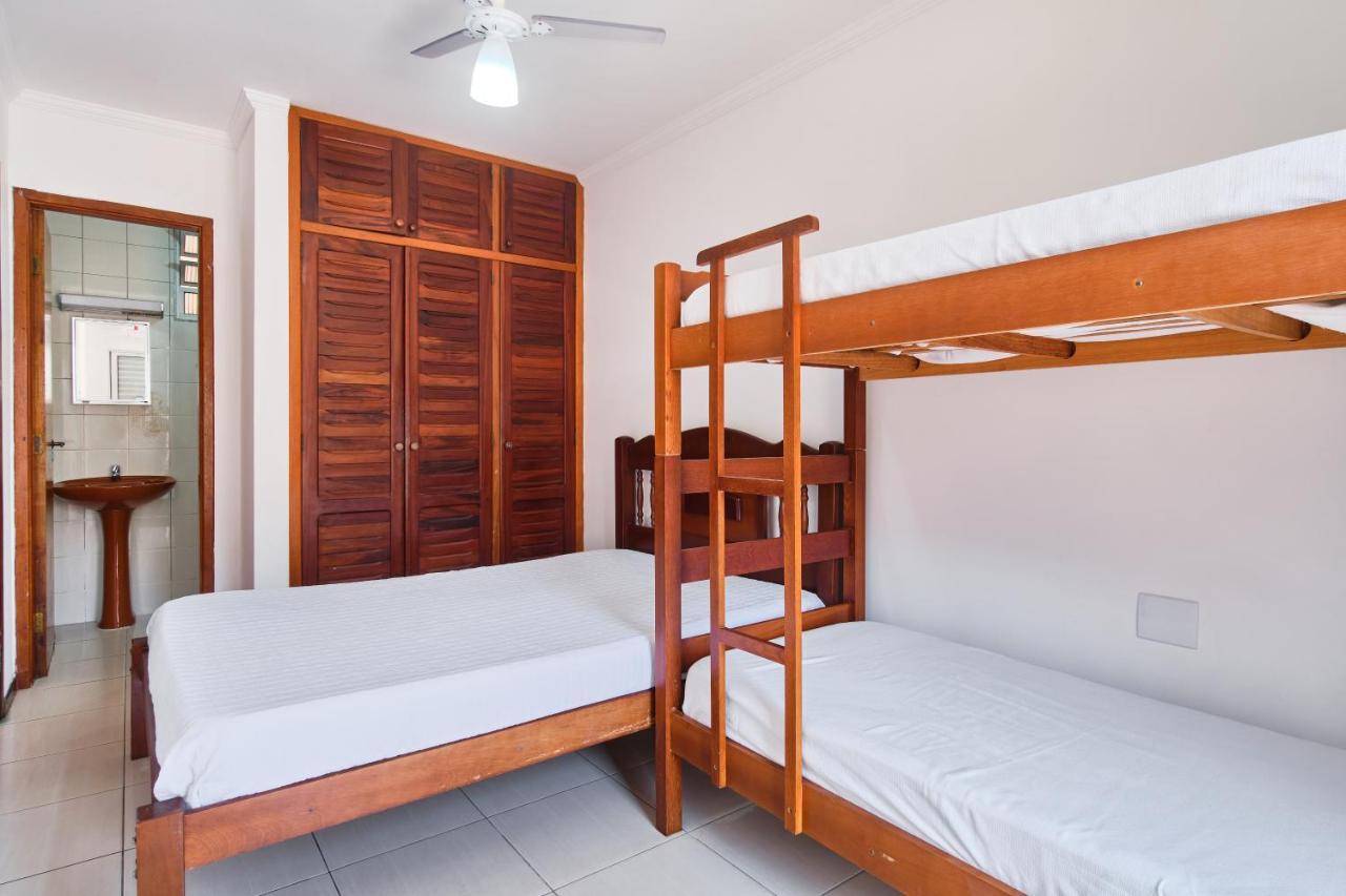 Apartamento A 100 Metros Da Praia, Bem Localizado, Com Ar Condicionado E Wi-Fi - 14 - Edificio Lenamar II Ubatuba Ngoại thất bức ảnh